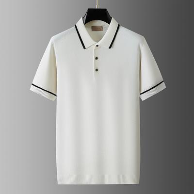 2025 Sommer Neu Herren Locker Lässig Kurzarm Poloshirt Herren Atmungsaktives T-Shirt