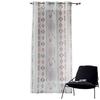 Voilage a oeillets 140 x 260 cm Indila Blanc beige