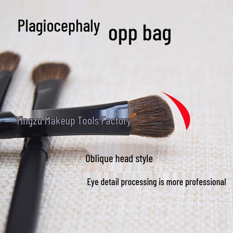 Pinceau Angulé Ombre à Paupières & Contour en Poils de Poney