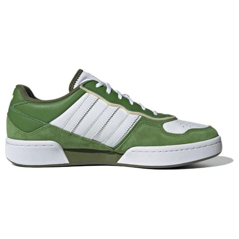 Adidas Originals Courtic Non-Slip Durable Low-Top Skate Shoes Unisex Sneakers Green White JI2553