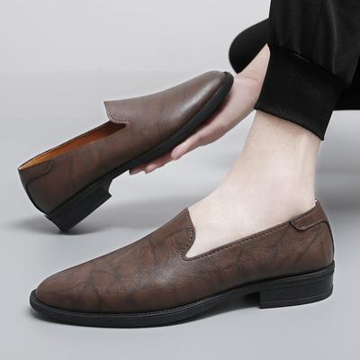 Herren Freizeit Lederschuhe Slipper Mokassins Herren Leichte Bequeme Fahrschuhe Hochzeit Ballerinas