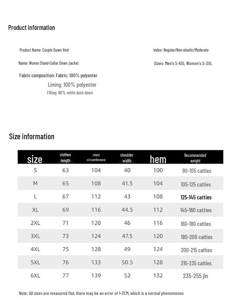 JEEP SPIRIT Men's Stand-up Collar Down Vest