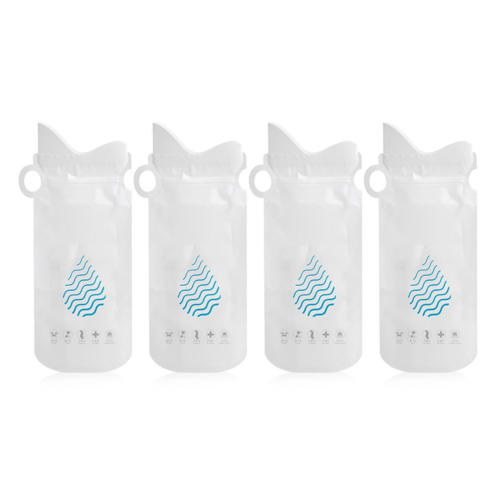 CosyHome 4 STUKS Wegwerp Urinaalzakken Draagbare Unisex Reis Plaszakken voor File, Kamperen, Lange Reizen