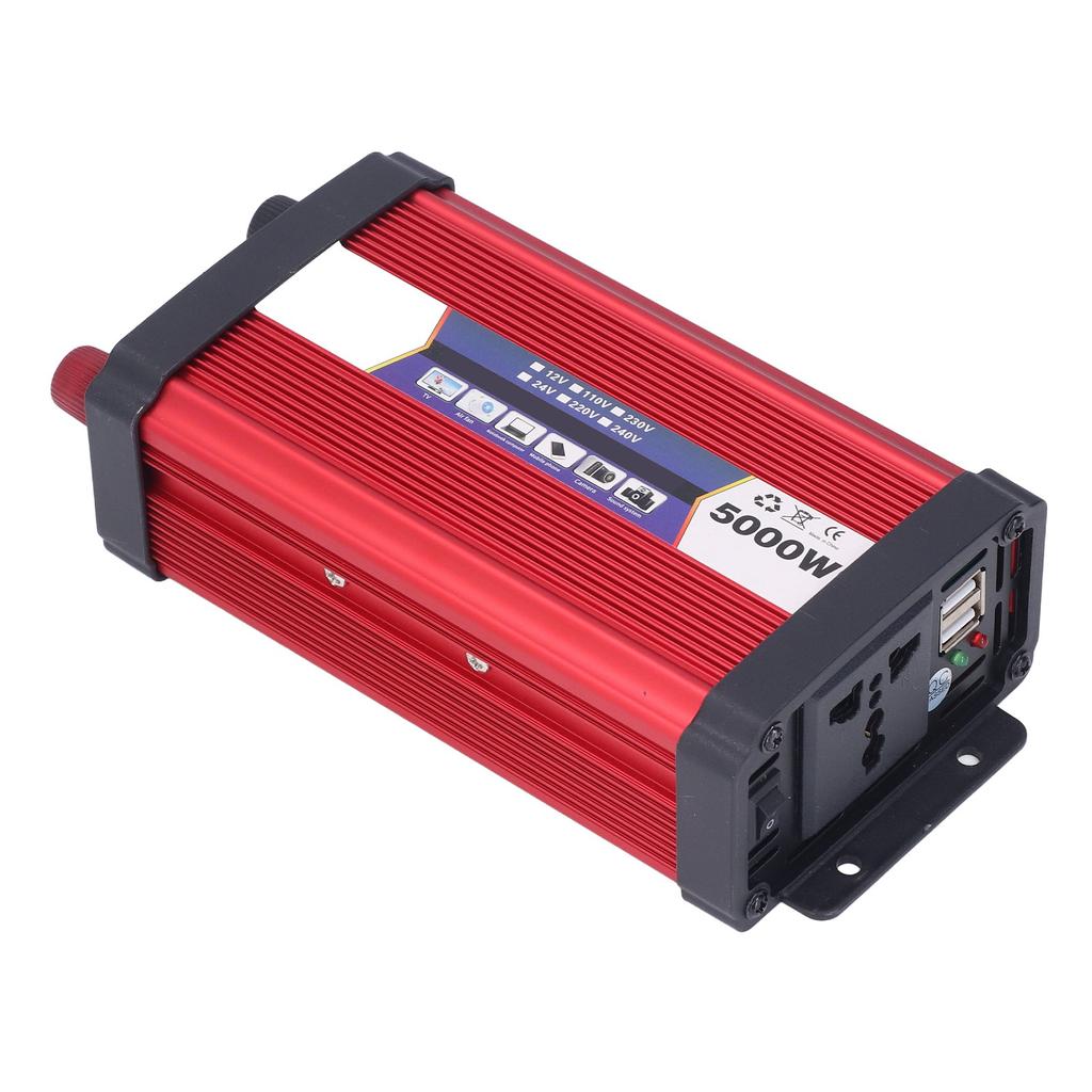 Car Inverter Modified Sine Wave Vehicle Power USB Charger Converter Adapter 2000W12V to 110V