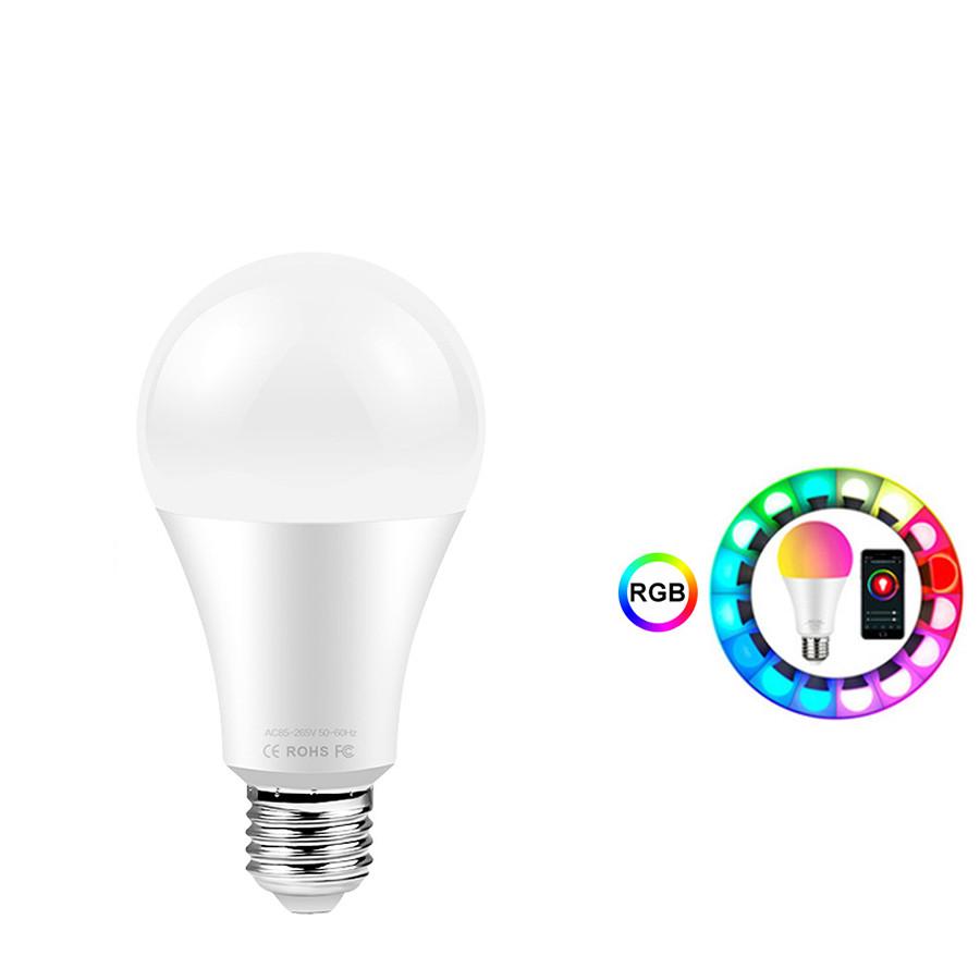 

1Pcs 9W E27 WIFI Smart Light Bulb Supports For Alexa and Google Home Assistant