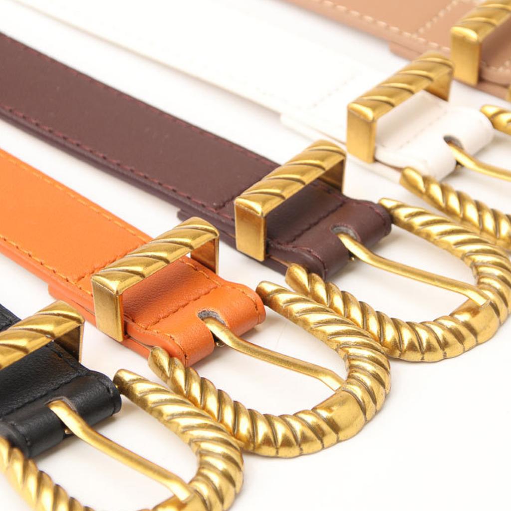 Skinny Belt Jean Waistband Y2K Style Vintage Buckle Waistband for Hip Hop Bands Player Country Girls