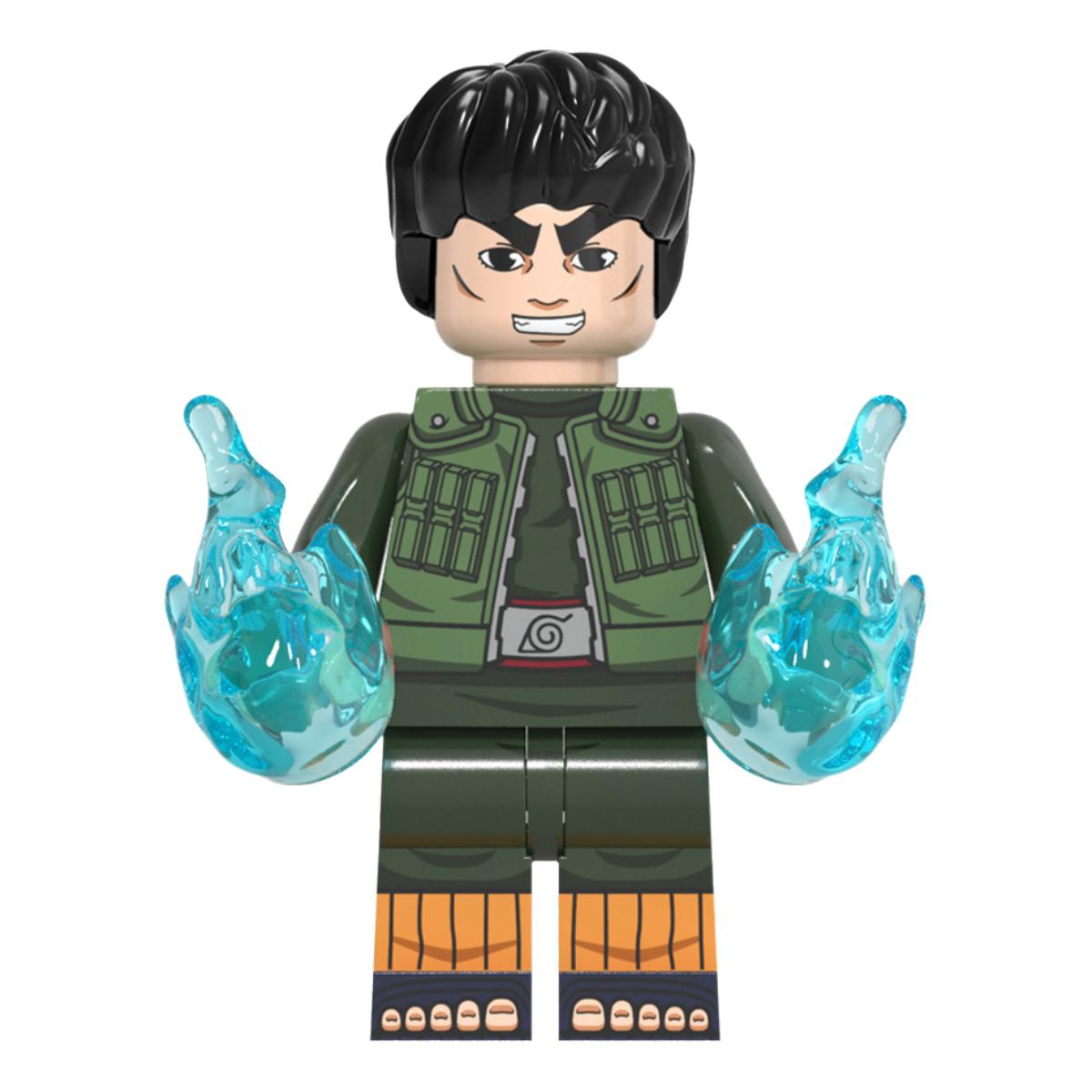 

Theme Anime Naruto Character Model Puzzle Toy Block Assembly Particles Small Might Guy