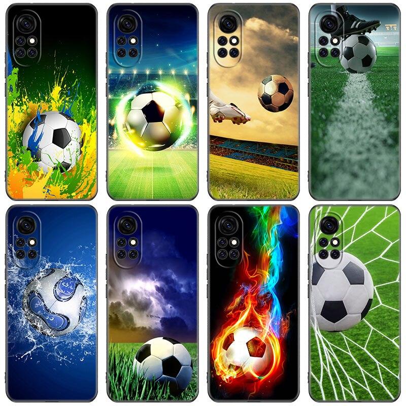 

Чехол для телефона Football Field для Huawei Honor 50 SE 30S Mate 30 20 10 Lite 60 40 Nova 9 8 Pro Y60 8i 7i 7SE 5T Premium Black Cover