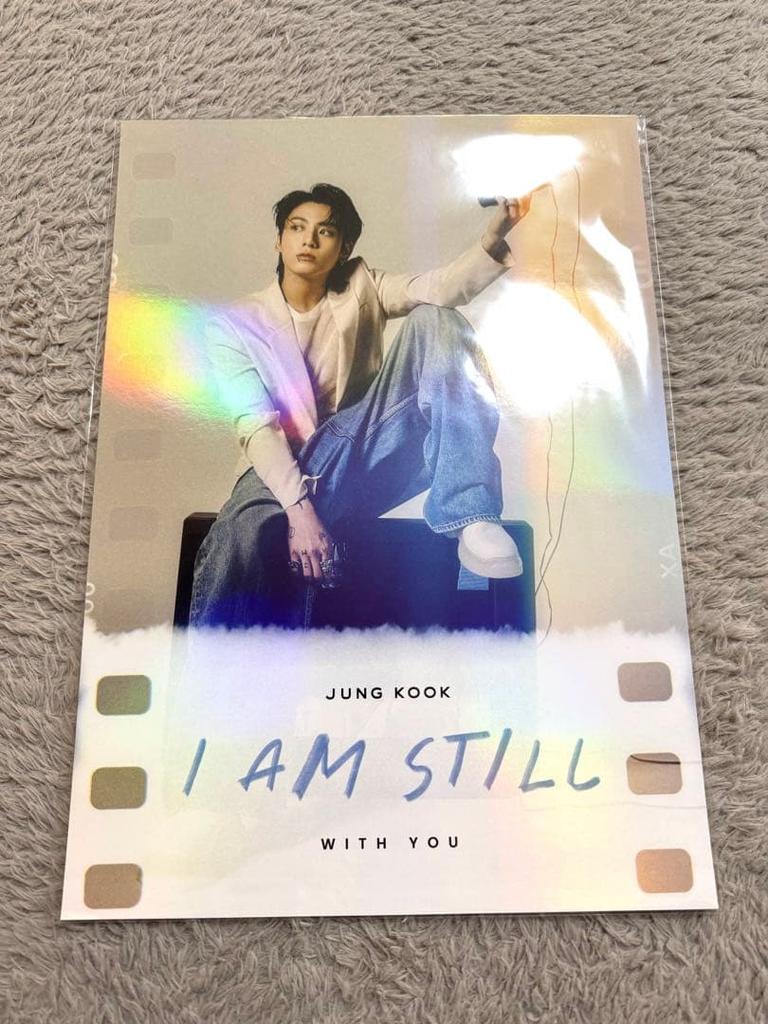 [USED] BTS Jungkook Movie Bonus Poster, Korea, CGV, "I Am Still