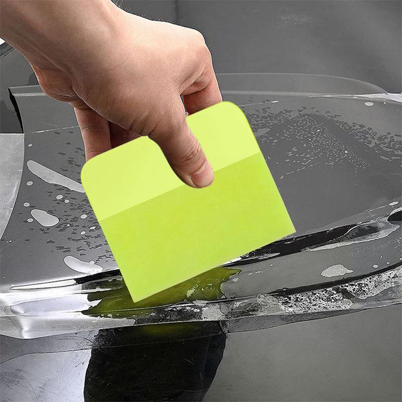 Car PPF Squeegee Anti-scratch TPU Coating Soft Scraper Film Vinyl Spatula Window Tinting Wrap Tools Glass Cleaning Water Wiper