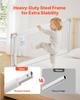 Toddler Bed Rail, Kids Beds Guard Rail with Reinforced Iron Pipe and Oxford Cloth, Adjustable Height Bed Side Railing, Portable Guard Bumper Barrier