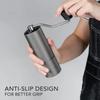 D2 Manual Coffee Grinder with Foldable Extension Handle Stainless Steel Conical Coffee BurrGrinder for Good Assembly Consistency