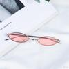 Chic Small Oval Sunglasses For Women Men Hippie Cool Metal Sun Glasses
