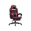 Sedia da Gaming da Corsa, Sedia da Ufficio Regolabile con Poggiapiedi, Design Ergonomico, Meccanismo di Inclinazione, Poggiatesta, Supporto Lombare