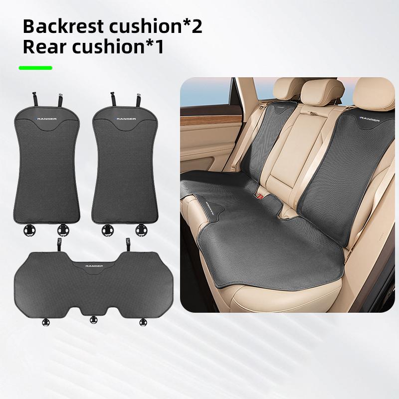 Car Seat Cushion Leg support For Ford Ranger T9 T7 T1 Raptor Rear Car Seat Backrest Protective Cover