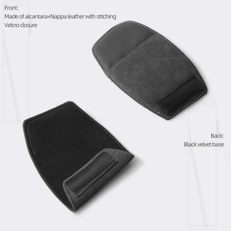 Made of Alcantara Betterhumz For Tesla Model 3 S Model Y Juniper 2025- Door Handles Armrest Pull Cover Car Interior Accessories