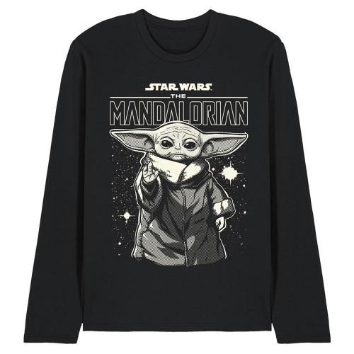 Star Wars The Mandalorian Unisex Adult Grogu Long-Sleeved T-Shirt