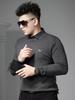 European Style 2025 New Fake Two-Piece Sweater for Men, Autumn and Winter Trendy Brand Badge Shirt Collar Knitwear Men's Sweater