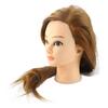 Mannequin Head Practice Manikin Cosmetology Doll Hairstyling Training Head with Hair