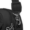 Pacsafe Go Anti-Theft Crossbody Bag, Jet Black, 2.5 liters
