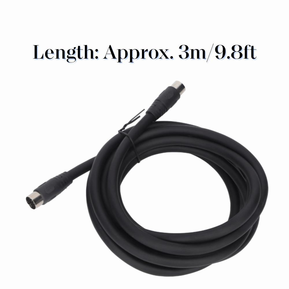 9.8ft DIN 13 Pin Cable Plug and Play Beauty Equipment Cable for Nebulizer Cable Professional Use
