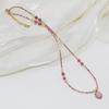 Rhodochrosite Rose Quartz Beaded Necklace: Exquisite, Sweet, and Versatile Design for Women