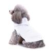 Spring thin dog solid color cotton vest pullover hooded short sleeve casual small teddy pet clothes