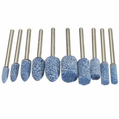 Power Tool-10 Pcs 1/8"" Shank Abrasive Mounted Stone Rotary Tool Grinding Polishing Wheel