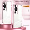 Luxury Plating Bumper Case For Huawei P30 Lite P20 P40 P50 P60 Pro Mate 20 P 30 Silicone Transparent Back Cover P30lite P30pro