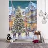 Christmas Cartoon Background Decorative Tapestry Bohemian Hippie Wall Decorative Tapestry Christmas Home Background Decorative