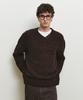 MINDBRIDGE [Hoite] Slub Yarn V-Neck Oversized Knit - 2 Colors