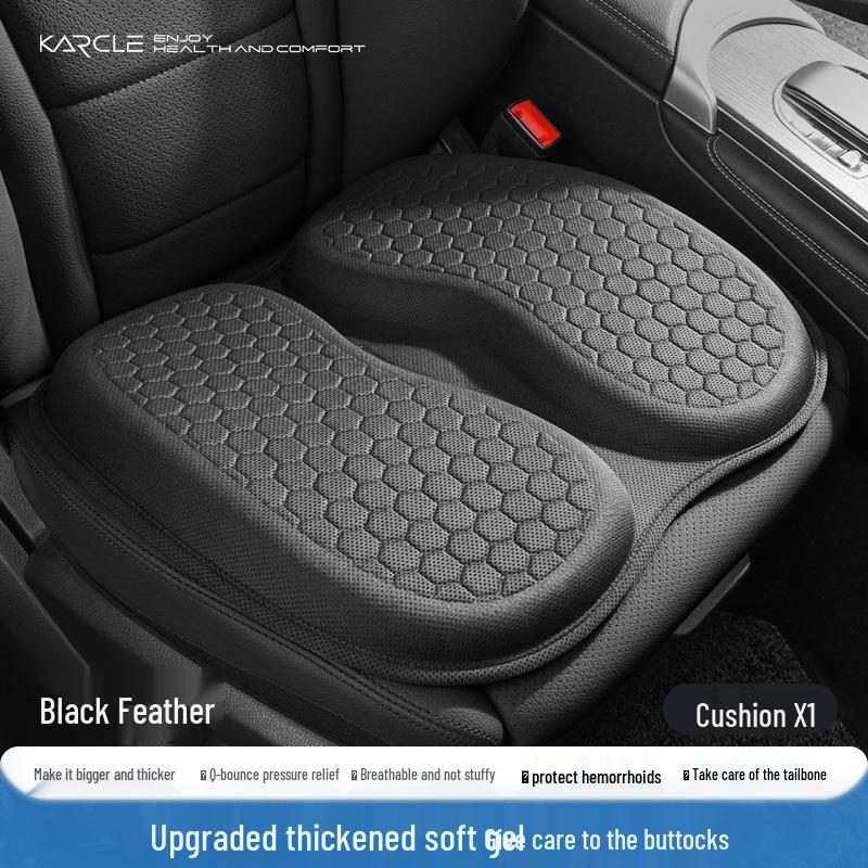 

Подушка на сиденье автомобиля и офисное кресло с охлаждающим гелем - Универсальное летнее облегчение при геморрое и для комфорта 48x44x4.5cm