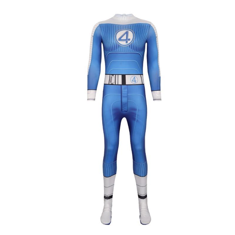 Halloween Costume Fantastic Four 5 Mr. Fantastic Invisible Woman Thunderbolt Suit Onesie