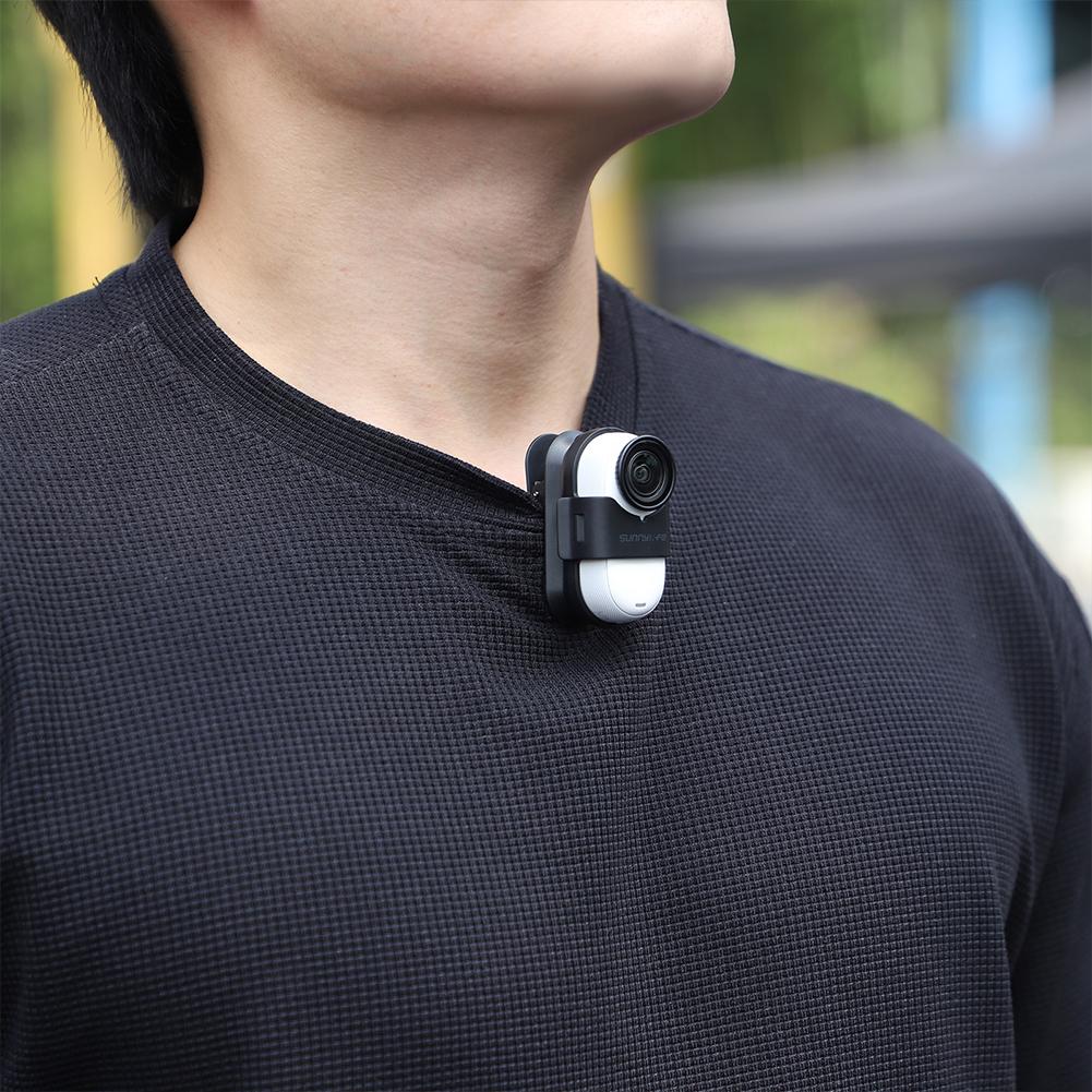 Sports Camera Holder For Insta360 GO3S Backpack Clip 360. Stand Crocodile Camera Sports GO3 Rot X9W1