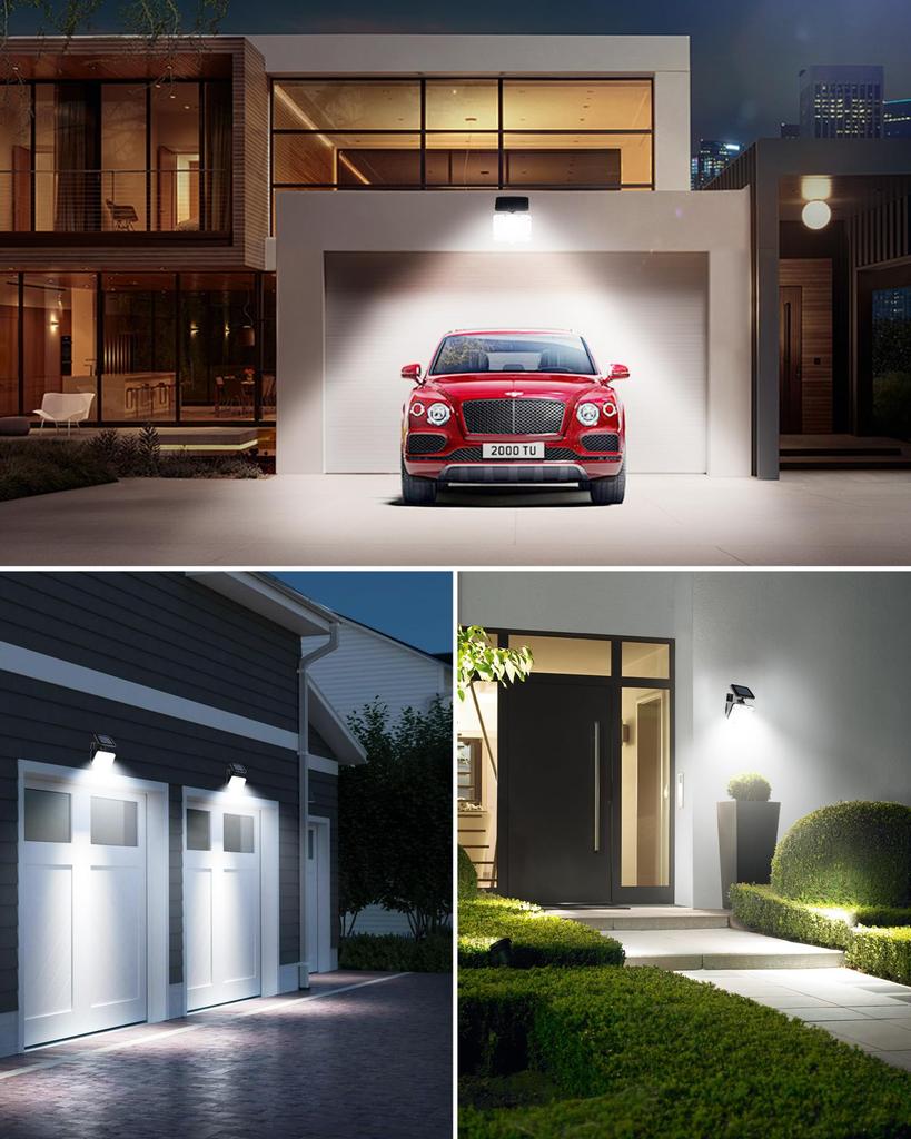 Solar Separate Motion Sensor Intelligent 5M Waterproof Indoor Garden Sensor Solar High Outdoor Lighting for Parking and Disaster Outage Preparedness