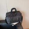 Nylon Duffel Bag for Women and Men Large Capacity Travel Gym Bag with Grid Pattern Design Hand Carry Shoulder Bag for Short Trip