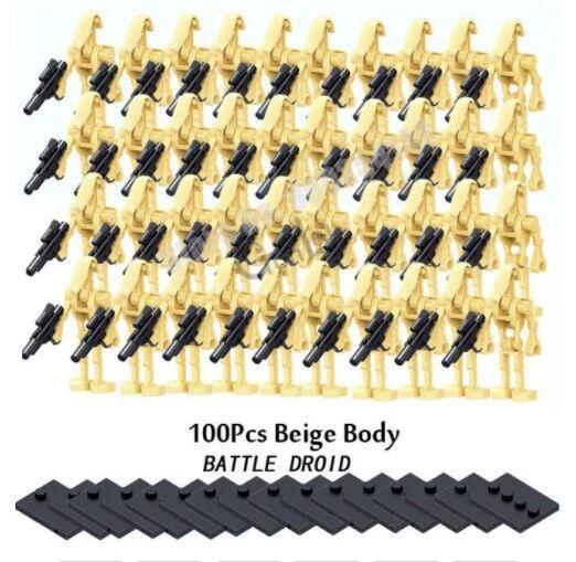 Star Wars Kampfdroide Bausteine Spielzeugfiguren Set für Jungen, DIY Montage Puzzle Steine Bausatz, Beutel mit Mehreren Stilen