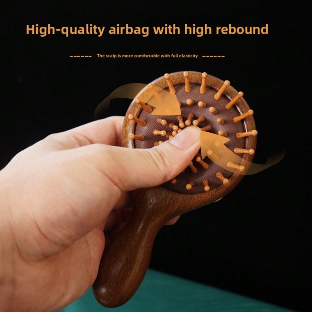 Sandalwood Air Cushion Comb Anti-static Fluffy Household