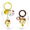 Cute Cartoon Doughnut Keychain For Women Girls Funny Kawaii Pendant Keyring  Backpack Decoration Accessories Gifts