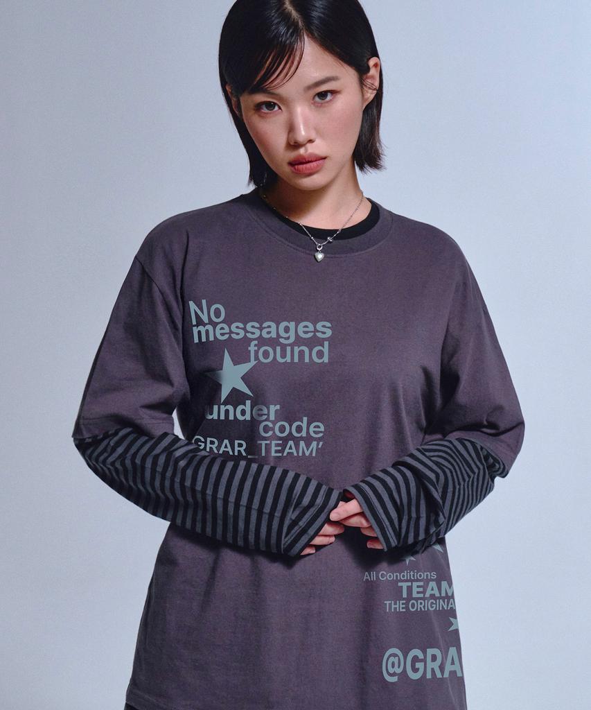 GRAVER [Unisex]No Message Short Sleeve T-Shirt_3Color