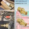 YUENTOEN Filled Tire Air Valve 4 Pcs Car Brass Air Compressor Tank Fill Valve,