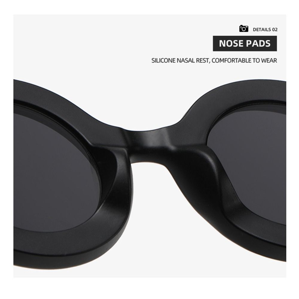 Módní Retro Kulaté Sluneční Brýle Vintage Street Sluneční Brýle Hip Hop Cool Punkové Stíny pro Muže