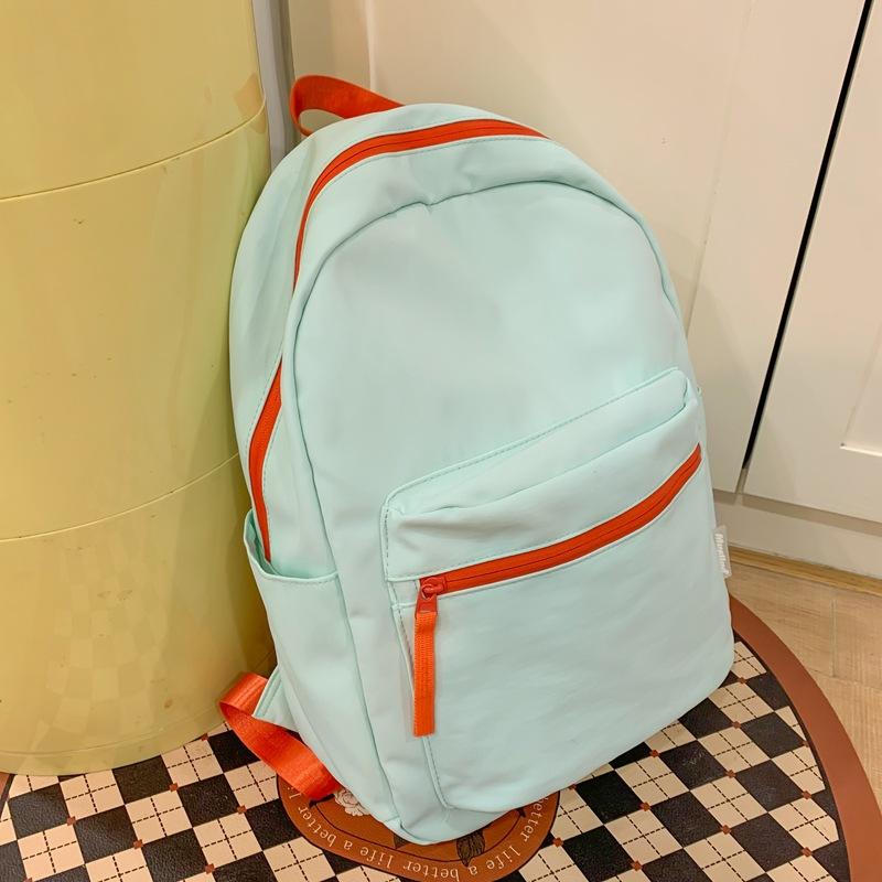 School bag female large capacity ins student backpack lightweight simple versatile college student backpack travel bag male cross-border