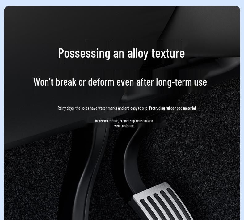 Aluminum Alloy Throttle Brake Pedal Decorations for Tesla Model Y/3 Refresh Accessories