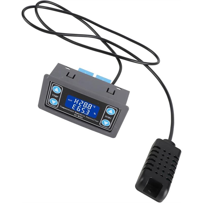 Automatic Thermostat LCD Digital Temperature Humidity Controller Indicator For Incubation Breeding Greenhouse, Model XY-WTH1
