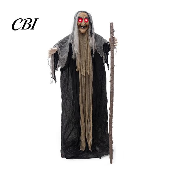 Skeleton Reaper Garden Statue Halloween Scary