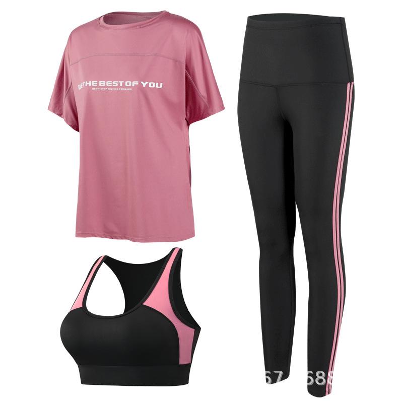 

Women s Plus Size 3-Piece Loose Fit Summer Yoga & Running Set L