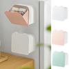 Plastic Cosmetics Cotton Storage Box Flip-top Wall Organizer Box Sanitary Pad Storage Box  Bathroom
