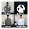 [Arashiyama] Super Reflective & Light Waterproof Windbreaker Jacket for Running & Cycling, with Adjustable Hood, for Mountain Climbing & Festivals,