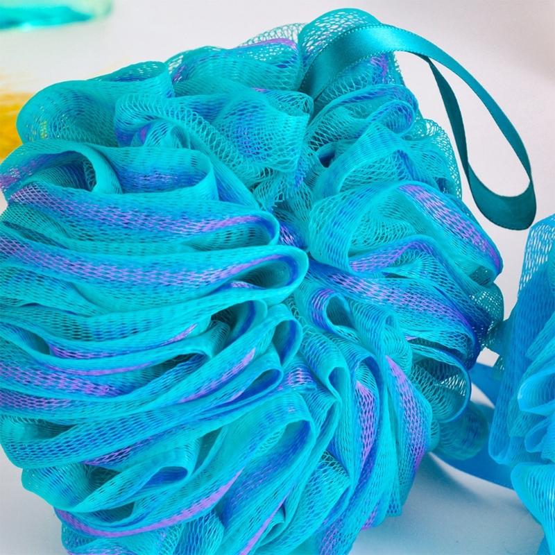 4 Pcs Bath Shower Sponges Shower Loofah Balls Gradient Bath Sponges Easy Foaming for Women Men Exfoliating Skin Clean